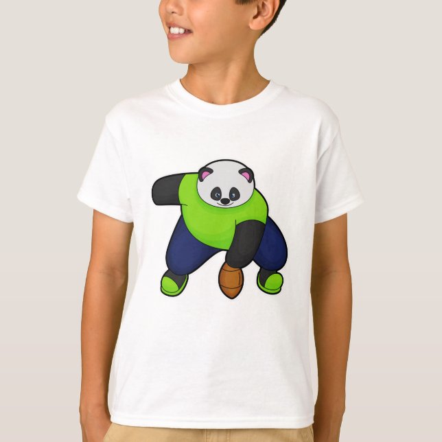 Camiseta Panda como jogador de futebol (Frente)