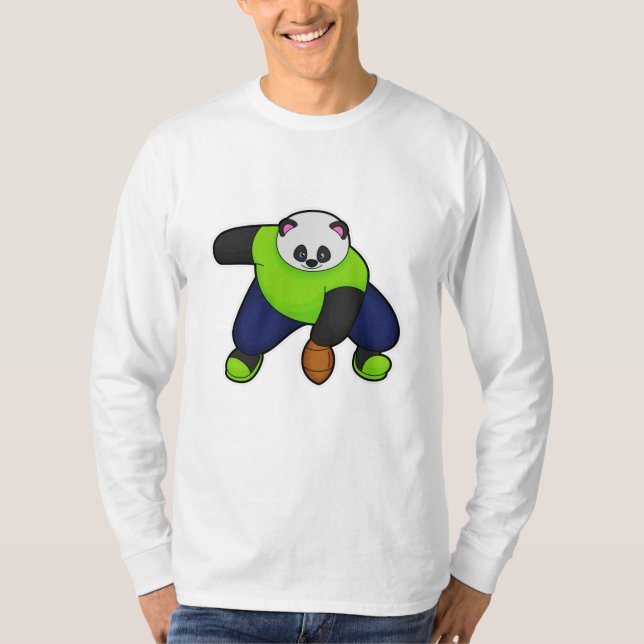 Camiseta Panda como jogador de futebol (Frente)