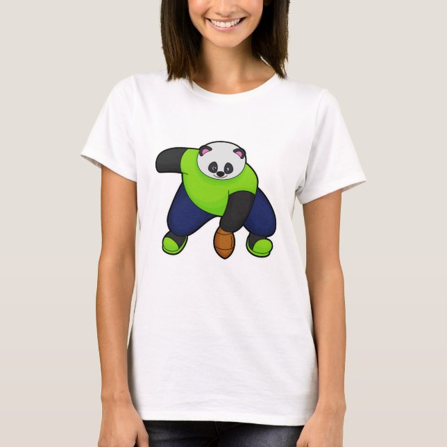 Camiseta Panda como jogador de futebol (Frente)