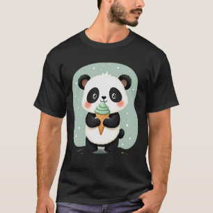 Camiseta Panda Cone de Bambu