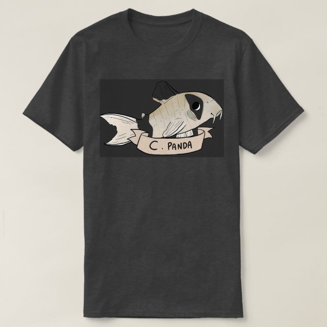 Camiseta Panda Corydoras (Frente do Design)