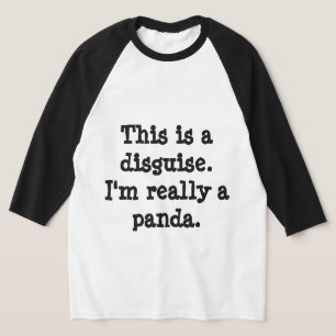 Camiseta Panda Costume