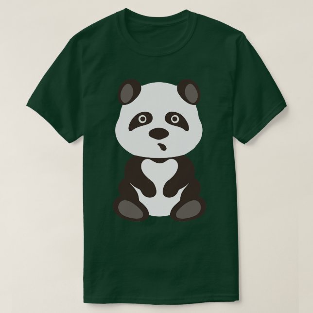 Camiseta Panda Cute (Frente do Design)