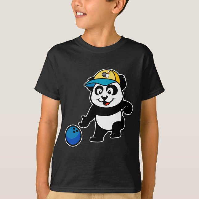 Camiseta Panda da boliche (Frente)