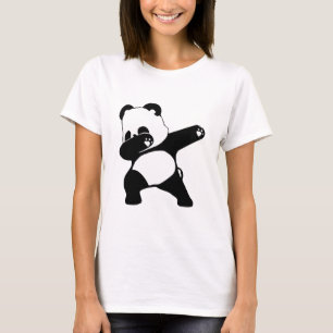 Camiseta Panda Dabbing, Panda engraçado dança dab