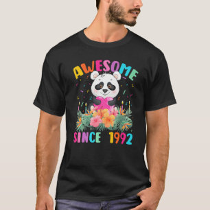 Camiseta Panda De 30 Anos Espetacular Desde 1992 30 Birthda
