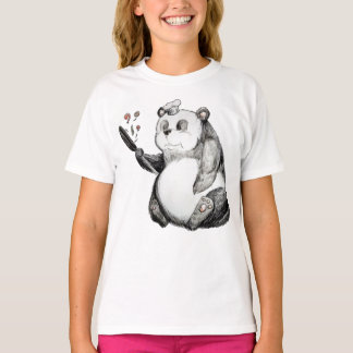 Camiseta Panda de almoço