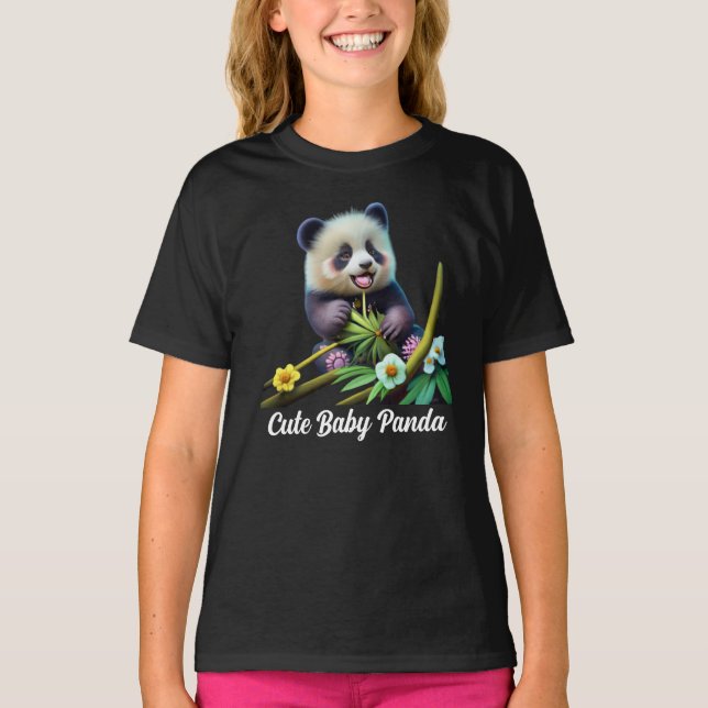 Camiseta Panda de Bebê (Frente)