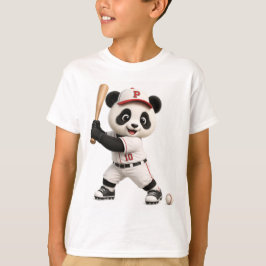 Camiseta Panda de beisebol