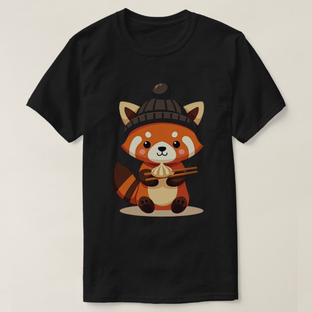 Camiseta Panda de Bolinho (Frente do Design)