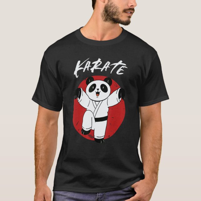 Camiseta Panda de Karatê Clássico (Frente)