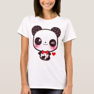 Camiseta Panda de Kawaii