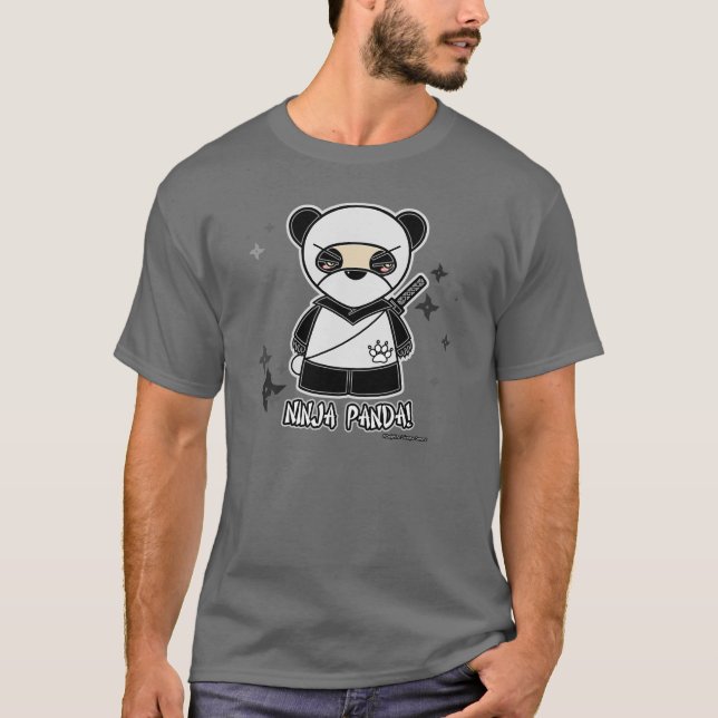 Camiseta Panda de Ninja! T-shirt (Frente)