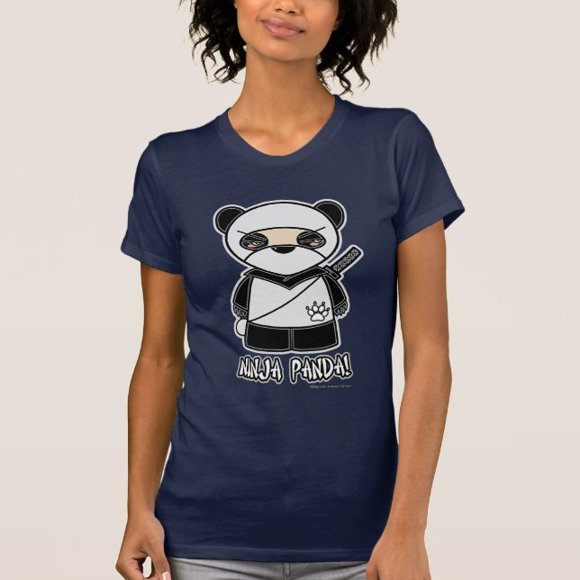 Camiseta Panda de Ninja! T-shirt (Frente)