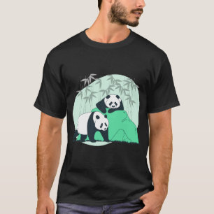 Camiseta Panda de pelúcia fofa