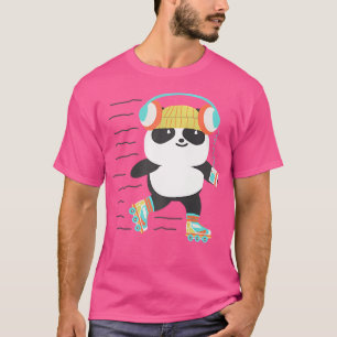 Camiseta Panda de Roller Derby Patinando