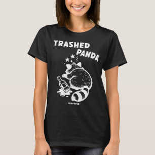 Camiseta Panda Destruído Ressaca Mídia Social Loucamente Bê