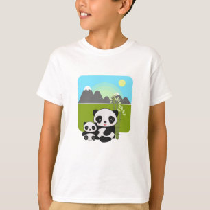 Camiseta Panda Divertido