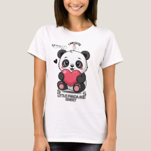 Camiseta PANDA Divertido e Fofo