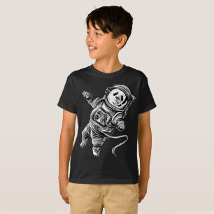 Camiseta Panda do astronauta no urso de panda Astropanda do