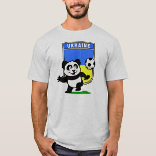 Camiseta Panda do futebol de Ucrânia (camisas leves)
