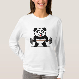 Camiseta Panda do halterofilismo