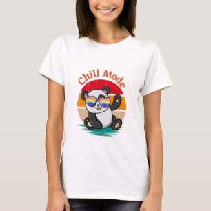 Camiseta Panda do Modo de Enchimento
