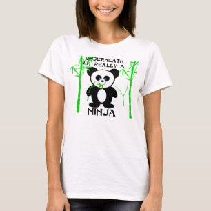Camiseta panda do ninja