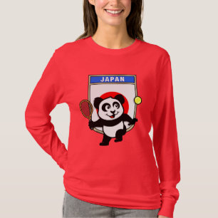 Camiseta Panda do tênis de Japão