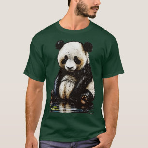 Camiseta Panda doce