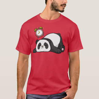 Camiseta Panda dormindo com o despertador 2