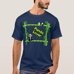 Camiseta Panda e bambu