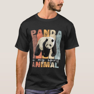Camiseta Panda É Meu Espírito Animal Panda Pandas