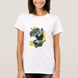 Camiseta Panda e mosca