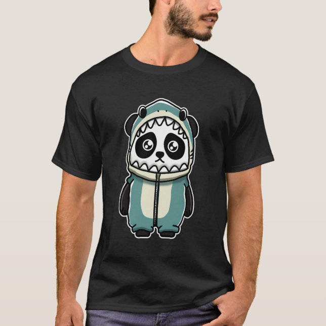 Camiseta Panda Em Tubarão (Frente)