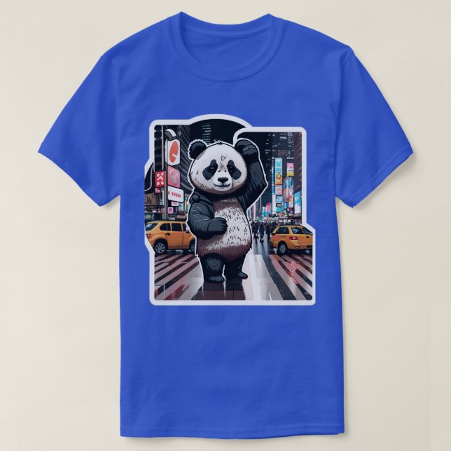 Camiseta Panda engraçada (Frente do Design)