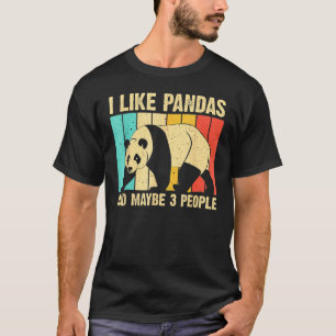 Camiseta Panda Engraçada Para Crianças Meninas Bear Panda