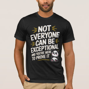 Camiseta Panda Engraçado Citação Sarcástica e Maliciosa Ins
