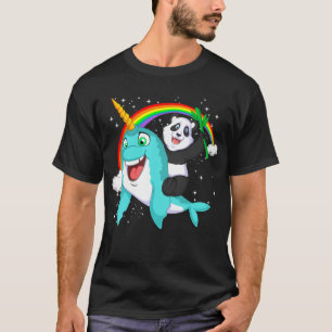 Camiseta panda equitação