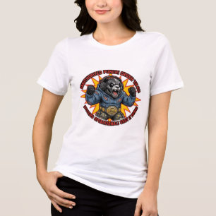 Camiseta Panda Esmaga Todos Não Autorizada Punch