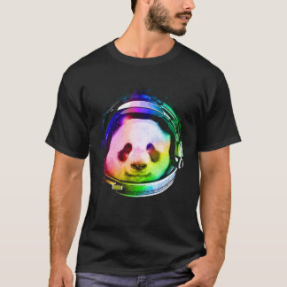 Camiseta Panda espacial fofo