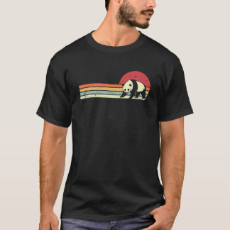 Camiseta Panda. Estilo Retro