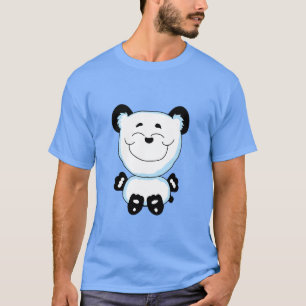 Camiseta Panda Feliz Sentado