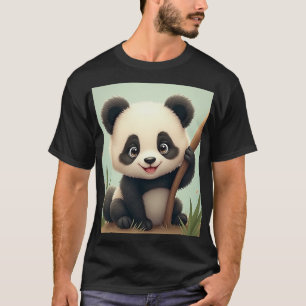 camiseta panda fofa