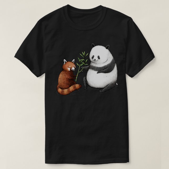 Camiseta Panda Friends (Frente do Design)