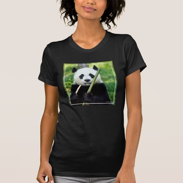 Camiseta Panda gigante que guardara o bambu (Frente)