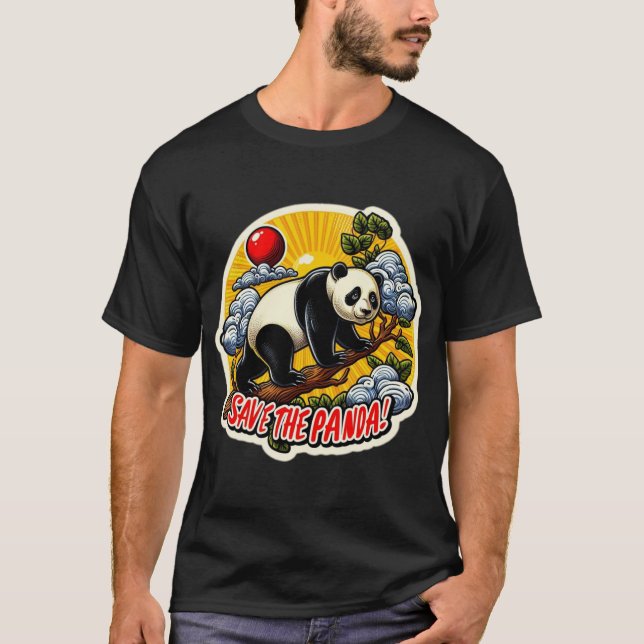 CAMISETA PANDA GIGANTE SALVE-ME 2 (Frente)