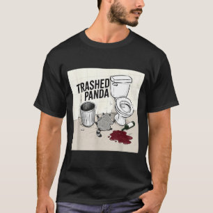 Camiseta Panda Guaxinim Bêbado e Divertido
