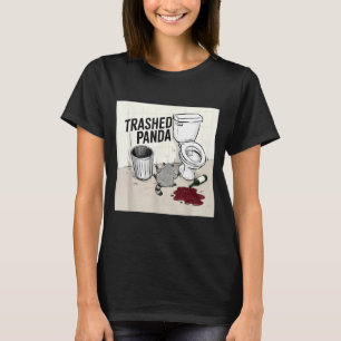 Camiseta Panda Guaxinim Engraçado Bebado