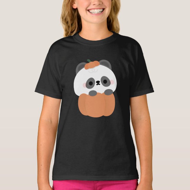 Camiseta Panda Halloween (Frente)